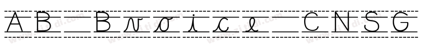 AB Bvoice CNSG字体转换